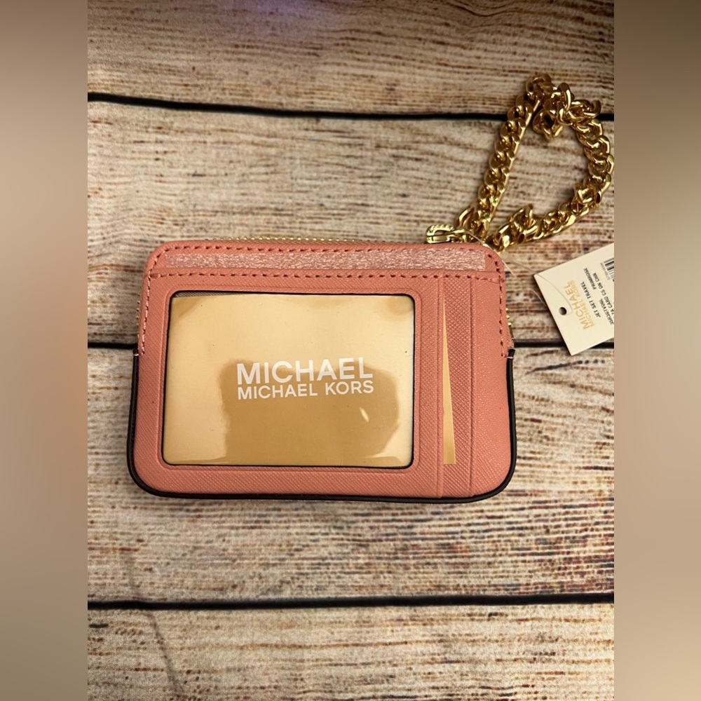 MEDIUM SAFFIANO LEATHER CHAIN CARD HOLDER CASE - Picture 6 of 11